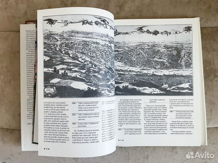 Книга на чешском Historie a souasnost Prahy 1