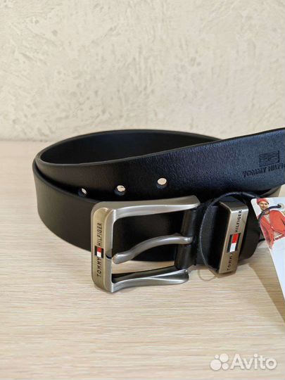 Мужской кожаный ремень Tommy Hilfiger