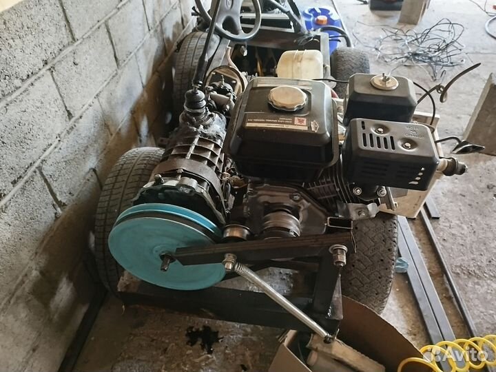 Минитрактор самодельный переломка