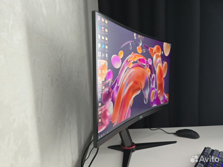 Монитор AOC CQ27G2U 165 гц 2k разрешение 27 дюймов