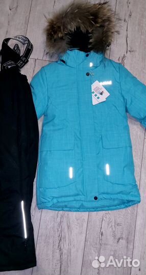 Зимний комбинезон для девочки р. 128 (+6)