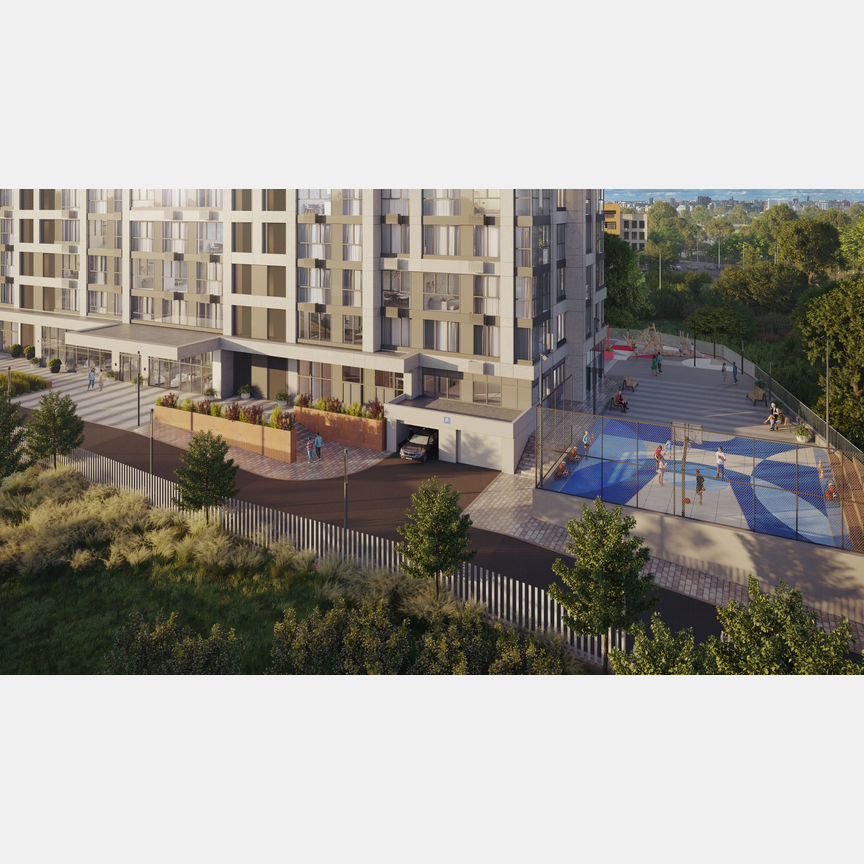 1-к. квартира, 46,4 м², 21/28 эт.