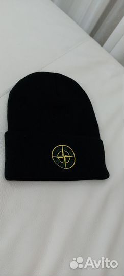 Вязаная шапка мужская Stone Island