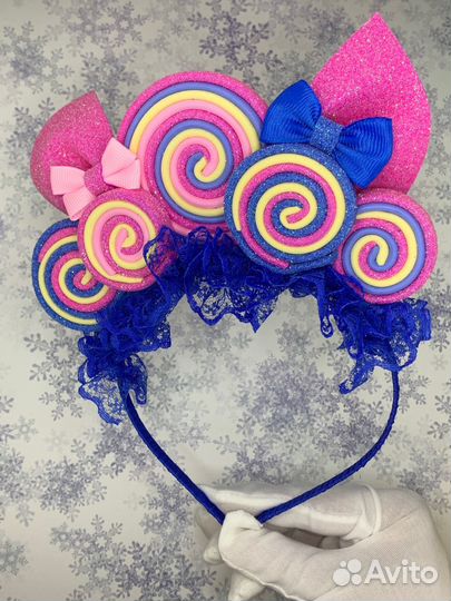 Ободок Конфетка Карамелька Зефирка Леденец