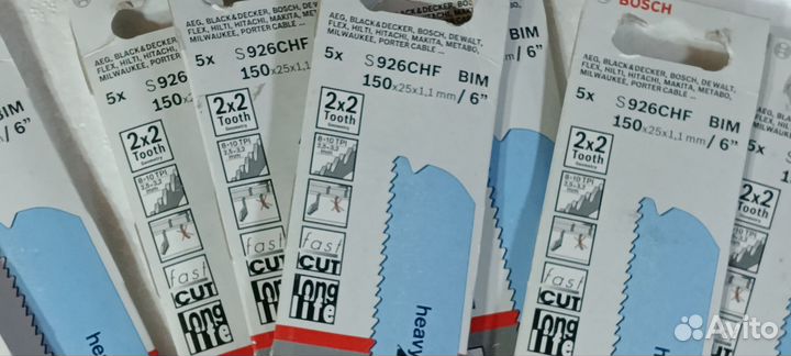 Bosch 2608657397 5 сабельных пилок S 926 CHF