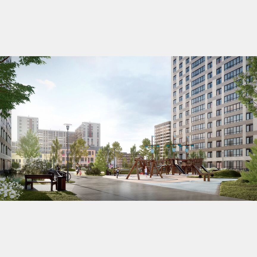2-к. квартира, 63,1 м², 2/16 эт.
