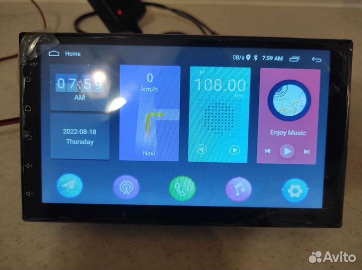 Магнитола 2 din, новая, андройд 11