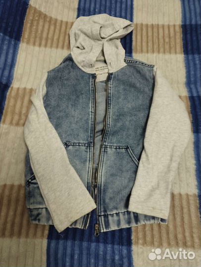 Джинсовая куртка для мальчика 140