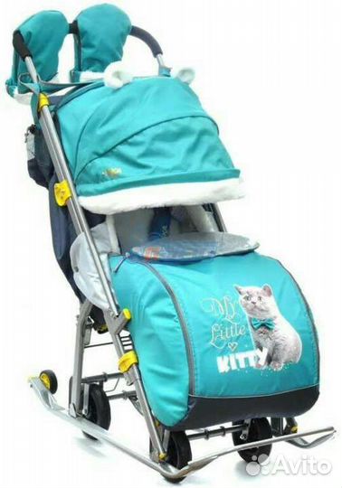 Детские санки коляска ника