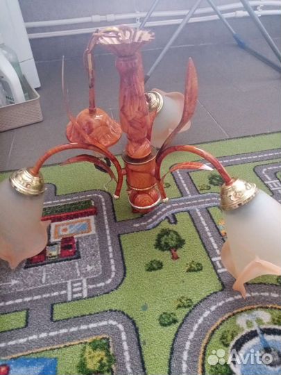 Люстра потолочная бу