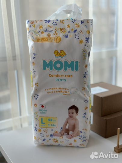 Подгузники трусики momi L