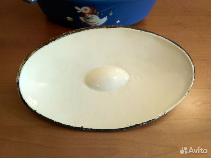 Чугунная утятница 2,5 л. Чугун