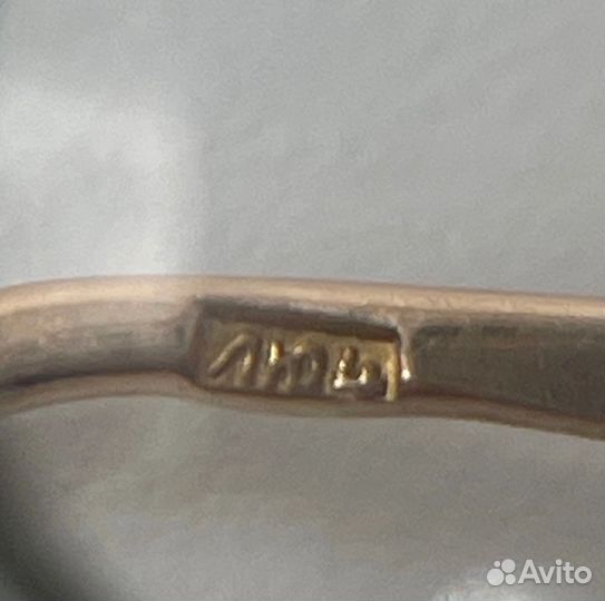 Золотые сережки СССР 583 пробы