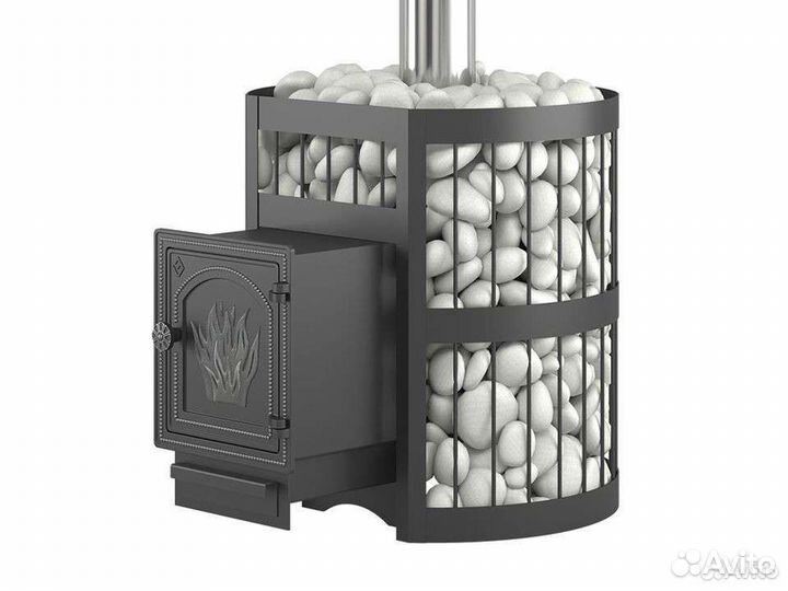 Печь для бани из чугуна (18м3)