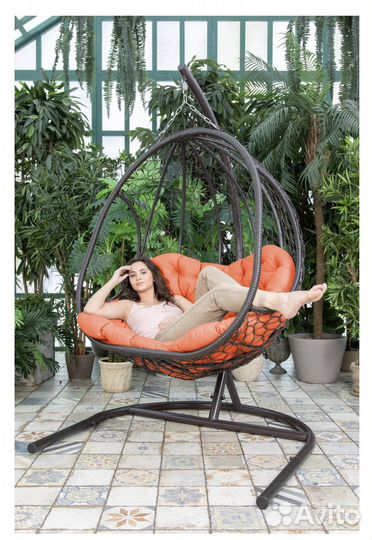 Садовые качели - кресло