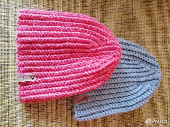 Шапка женская вязаная ручная работа
