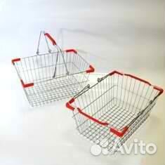 Корзина покупательская из металла SB10-CR
