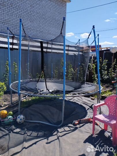 Батут с сеткой