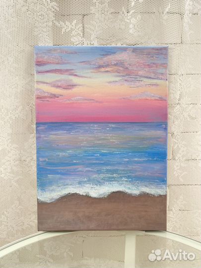 Интерьерная картина Море, акрил 25х35