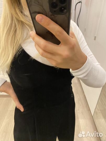 Бархатный вечерний комбинезон