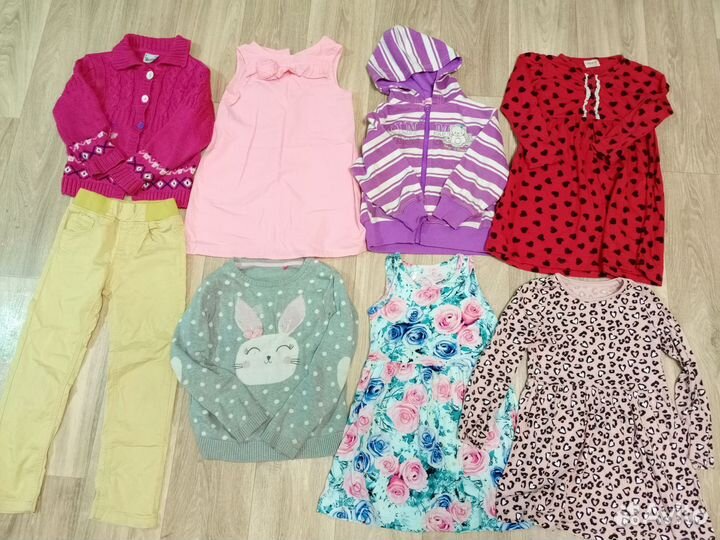 Одежда пакетом для девочки 104 110