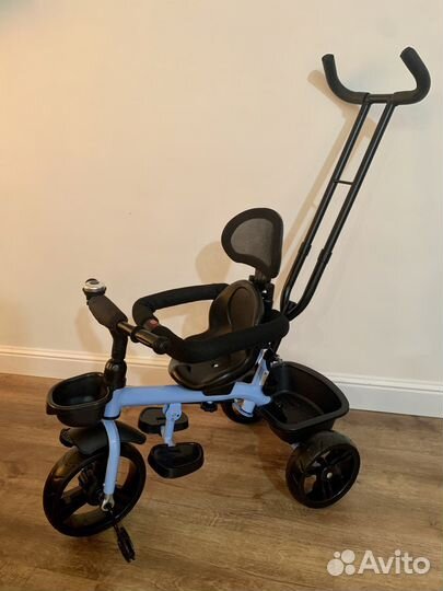 Велосипед коляска с ручкой