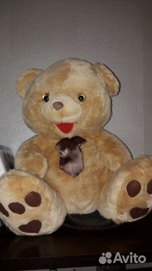 Плюшевый медведь большой музыкальный