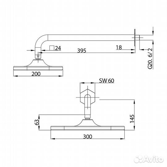 Душевая система Lemark Prizma LM3922C Хром