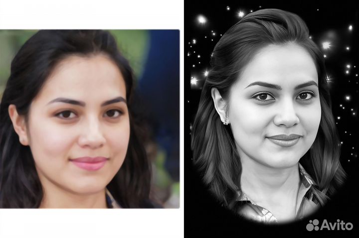 Ретушь фото на памятник