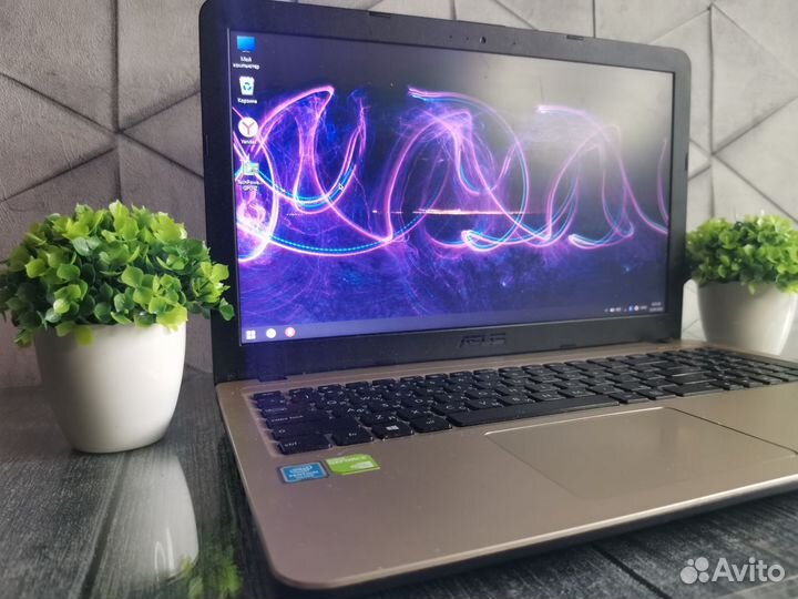 Современный Ноутбук/Intel 4Ядра/DDR4/500GB/Nvidia