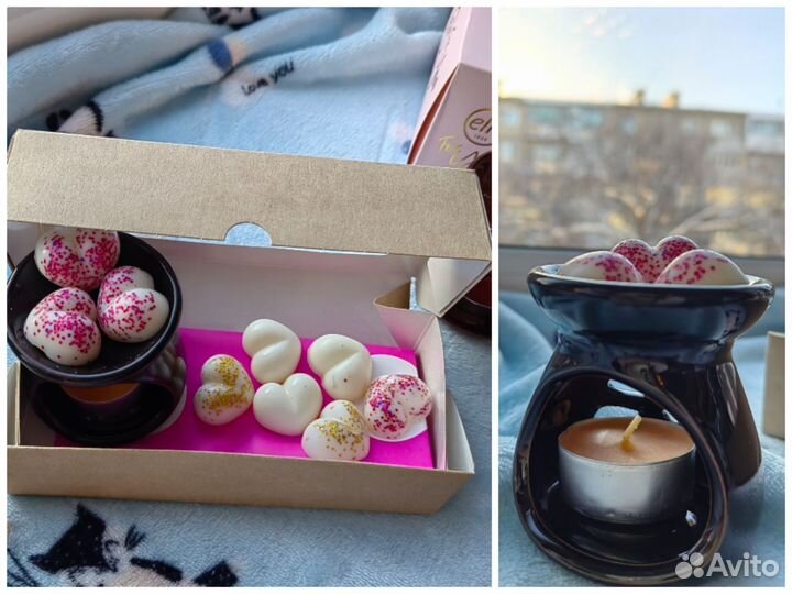 Ароматическая свеча ручной работы