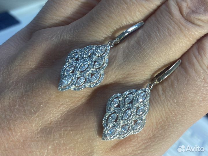 Серьги серебро 925