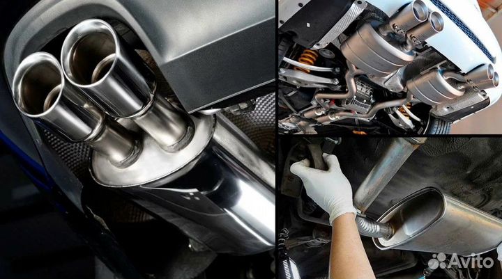 Ремонт выхлопа Subaru Forester 2002-2005