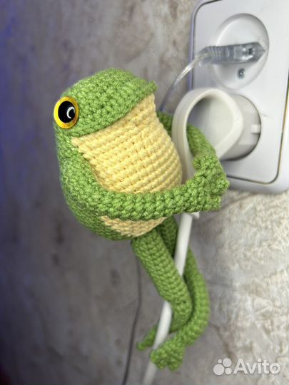 Игрушка ручной работы Лягушка