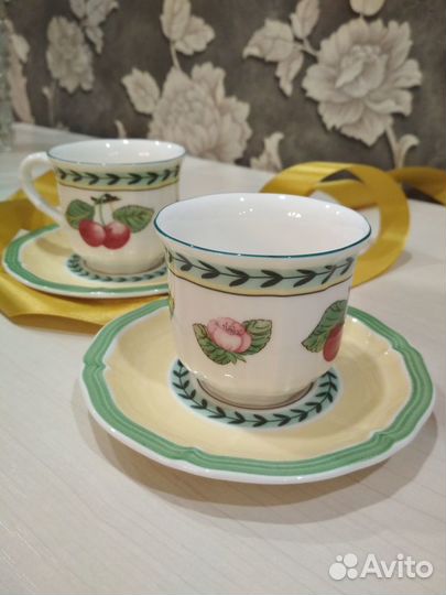 Villeroy&Boch French Garden Чашка+блюдце эспрессо