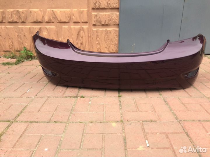 Бампер задний Хендэ Солярис цвет фиолетовый