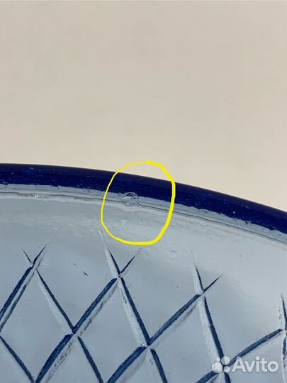 Посуда СССР из цветного стекла