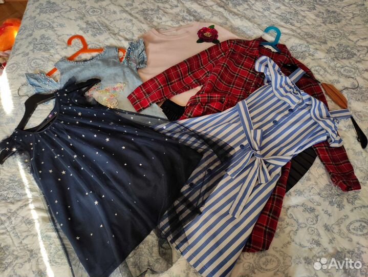 Модная одежда для девочки 128 134 140