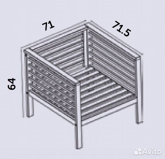 Комплект садовой мебели из акации 