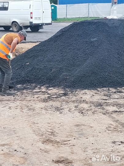 Асфальтирование с материалом