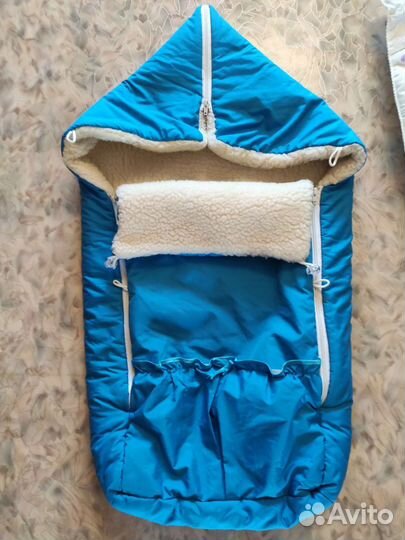 Теплый чехол в коляску/санки