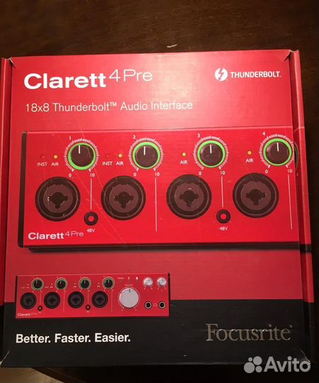 Звуковая карта Focusrite Clarett 4Pre