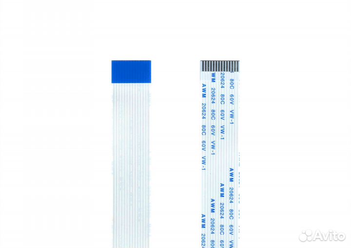 Шлейф 14 pin, 20 см, шаг 1 мм FFC, прямой А