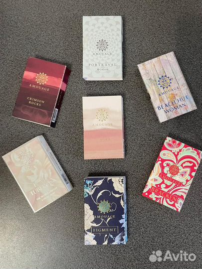 Amouage пробники женские и мужские