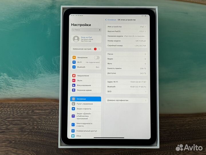 iPad Mini 6 256gb Отличное состояние