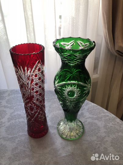 Ваза завода Гусь хрустальный