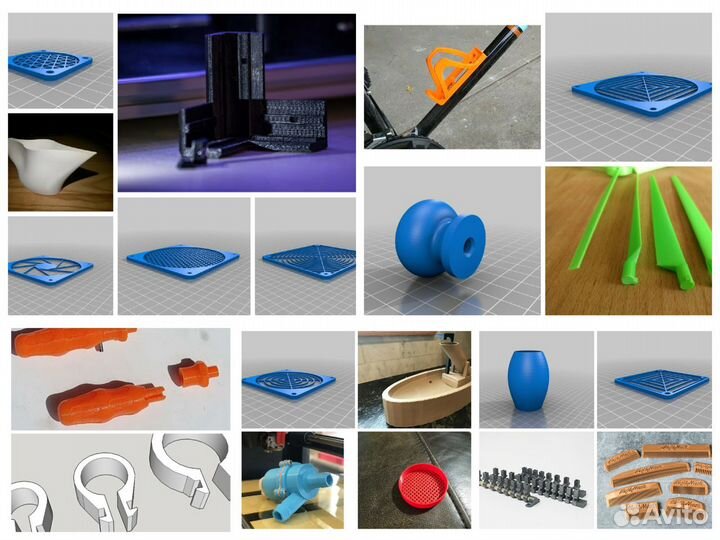 Модельные STL формы для печати в 3D принтере