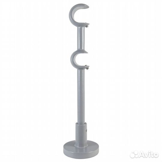 Кронштейн уют Ост 20/16мм 2-рядный светло-серый, а