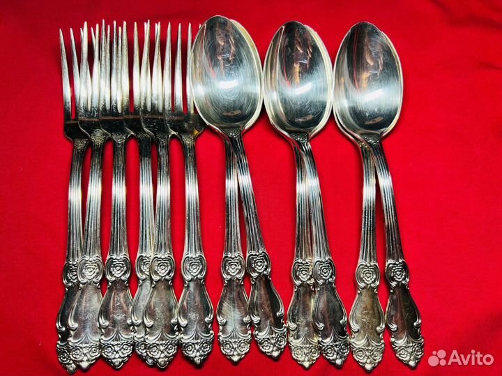 Ложки, вилки мельхиор 