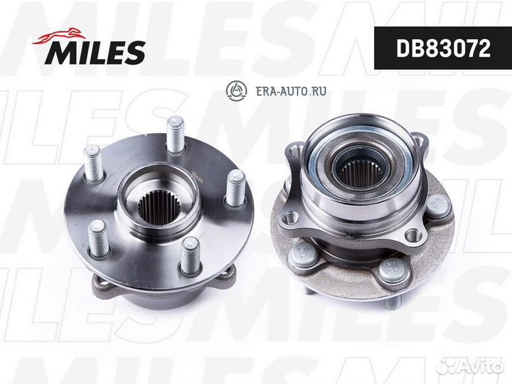 Miles DB83072 Ступица с подшипником передняя, toyo